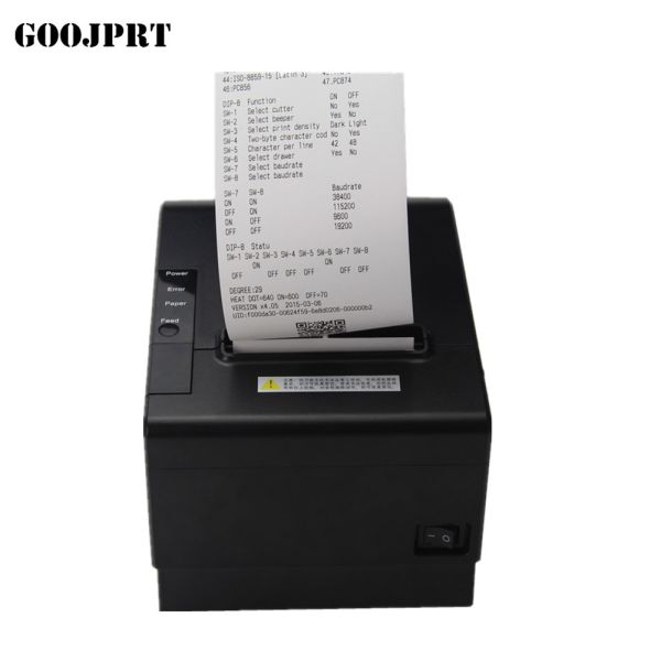 Fast Printing Serial POS Receipt Printer RS232 USB LAN Ports Low Noise