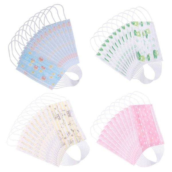 Buy Anti Dust Disposable Kid Face Mask Sick Skin Friendly Adjustable Nose Piece at wholesale prices