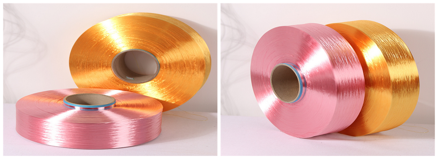 Eco Friendly Dope Dyed Polyester FDY Yarn 50D/24F Fully Drawn Yarn