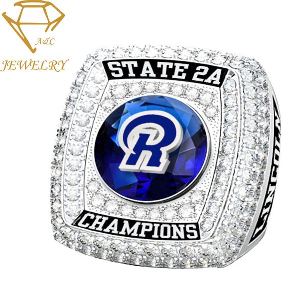 3D Design Personalized Sports Championship Rings for High School, College, State