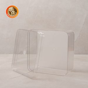 PET Plastic Tiramisu Dessert Cupcake Packing Box With Lid