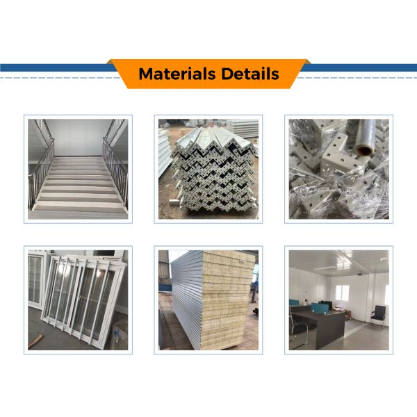 Quick Installation Galvanized Steel Structure Prefab Self Assemble Luxury Villa House for Two Story Flat Pack Container