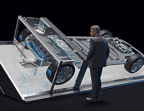 Buy Android OS Transparent OLED Display With Standalone U Disk Auto Play at wholesale prices