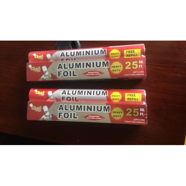 Buy Heavy Gauge Aluminum Foil Wrapping Paper With 10mic - 25mic Thickness at wholesale prices