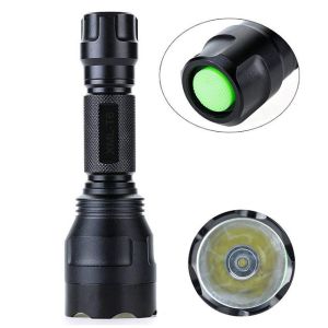 5W 200m Zoomable Tactical Flashlight 2200mAh 18650 Rechargeble Battery