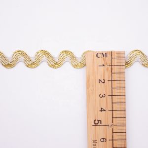 Garment 3cm 4cm Braid Gold Rick Rack Edging
