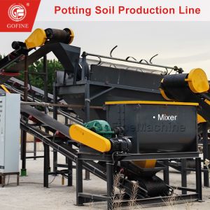 Commercial Greenhouse Dirt Garden Potting Soil Mixing Plant