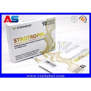 China Glossy/Matt Laminated 2ml / 3ml Vial Boxes Injection Glass Bottle for Peptides / Hcg / Somatropin on sale