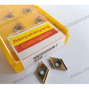 CNC Boring Inserts Wc-Co CVD Coating DCGT0702003R-F HYZ08 ，Suitable For Soft
