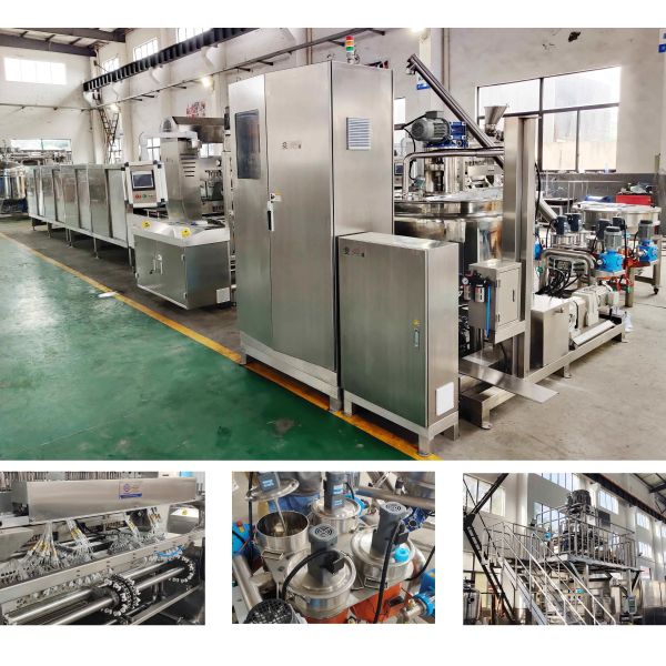 Full Automatic Gelifie Candy Making Machine Jelly Gummy Food Processing Machine
