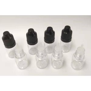 Plastic Pressure Spinning 5ml Anti Theft Oil Bottle Transparent