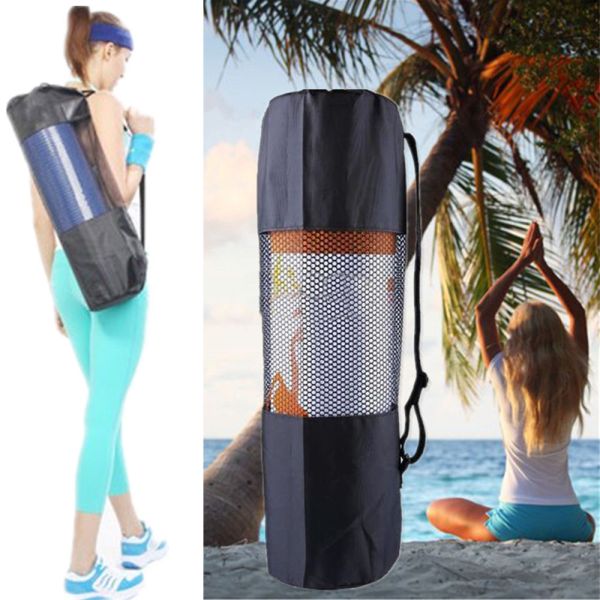 Buy Portable  Yoga Mat Case Bag , Washable Adjustable Yoga Carrying Bag at wholesale prices