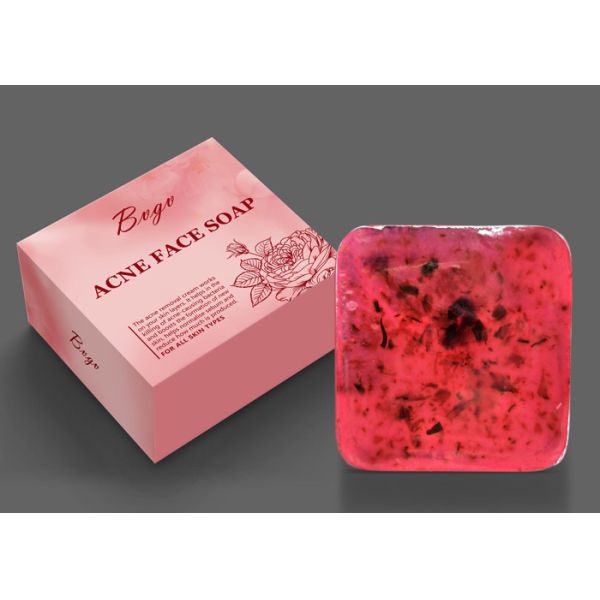 Buy Rose Extract Face Lightening Soap Essential Oil Glutathione Face Soap at wholesale prices