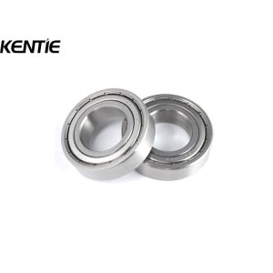 Food Grade Deep Groove Ball Bearing 6005ZZ 25*47*12mm 2.53KN Low Vibration