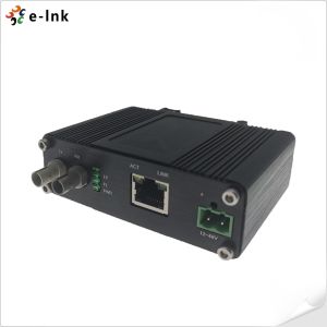 Mini Industrial 10BASE-T to 10BASE-FL Ethernet Media Converter
