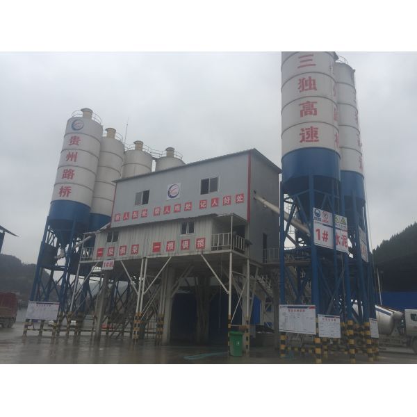 Buy Commercial  Concrete Mixing Plant Batching  Foundation at wholesale prices
