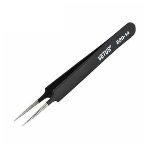China ESD Disposable Vetus Lash Tweezers Medical Slant Tip Stainless Steel on sale