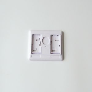 White ABS High Precision Plastic Injection Molding Parts Plastic Electronic