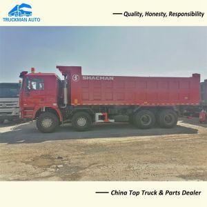 12 Wheel SHACMAN 50 Tons 8x4 Dump Truck For Ghana