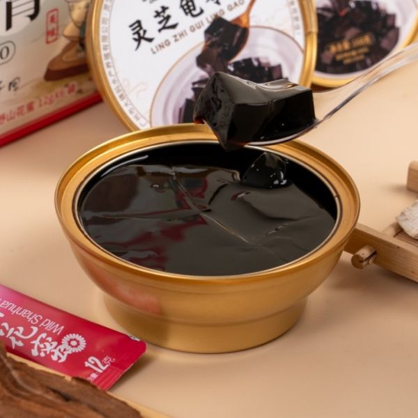 Healthy drinks and desserts Ganoderma lucidum Guiling Jelly Traditional herbal