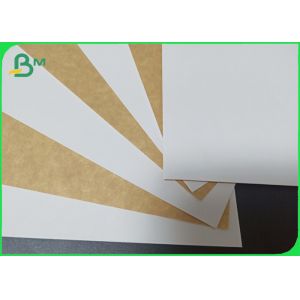 Food Package Single Side White Coated Kraft Back Paper In Roll