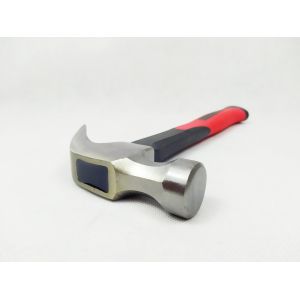 American Type Carbon Steel Plastic Handle Carpenter Hand Claw Hammer in Hand