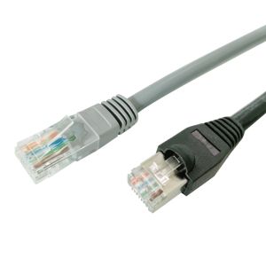 1m Copper Shielded Ethernet Cable Assembly with RJ45 Connectors