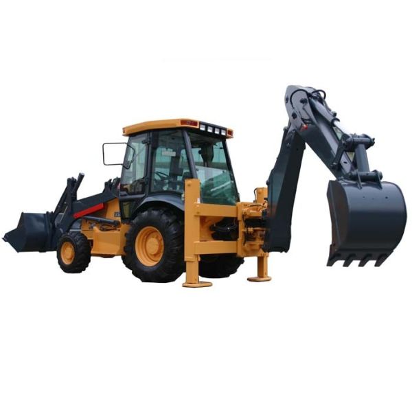 74KW Power Tractor Backhoe Loader 620CH For Construction Project 1.0m3 Loading