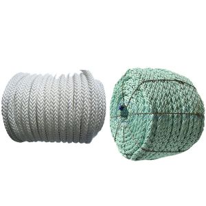 Polyester Nylon Twist Braided Rope with Strong Pulling Force and 220m/roll