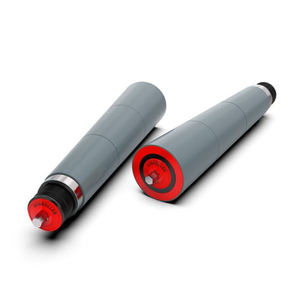 Plastic Poly-V Belt Conveyor Roller Tapered Drum For Curved Conveyor