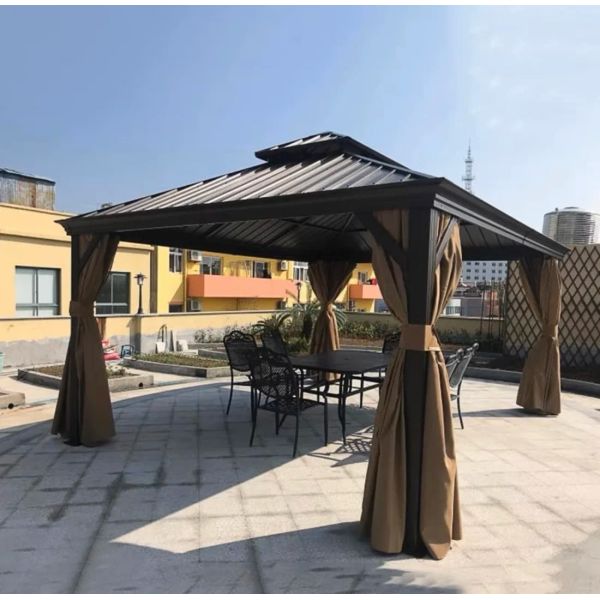 Aluminum Alloy Hardtop Pergola Adding Modern Charm to Your Outdoor Space
