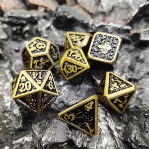 Dungeons and Dragons RPG Dice chip High Temperature Metal For Family Game