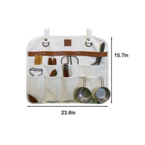 Thickened Hanging Camping Storage Bag Anti Abrasion Portable Canvas