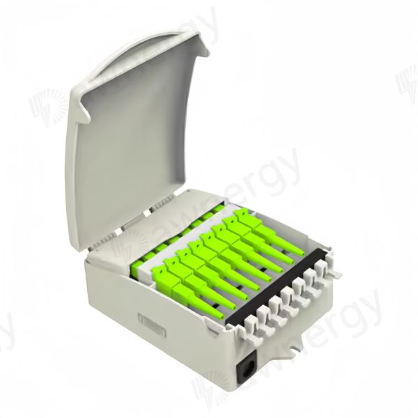 Buy Ftth Fiber Optical Ftth Box Indoor Fiber Splice Box Terminal Module Ftth 10 Core Fiber Optic Distribution Box Terminal at wholesale prices