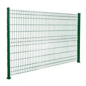 Q195 Q235 3D Wire Curved Fence Panel 75mmx150mm 60mmx150mm