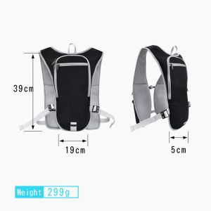 Waterproof Nylon Travel Cycling Bag Backpack Reflective Outdoor Hydration