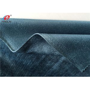 Sofa Curtain 100% Polyester Knitted Fabric , Velour Upholstery Fabric Eco