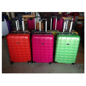 Fashionable ABS Trolley Luggage Carry On , Trolley Suitcase Set With Iron