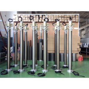pneumatic telescopic mast for mobile CCTV system 4.5m height telescoping mast