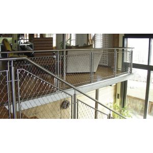 Ferrule Flexible Cable Mesh Stainless Steel Rope 3D Structure For Spiral