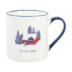 Christmas Ceramic Holiday Mugs Romantic With Customized Craft