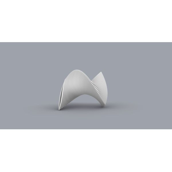 Stainless Steel Art Installation Outdoor Marble Sculpture 100CM Custom