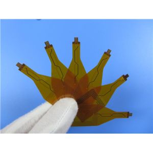 Dual Layer Flexible PCB Built on Polyimide With PI Stiffener