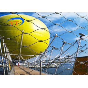 Vertical Rope SS Balustrade Cable Mesh SGS Approved For Staircase Protective