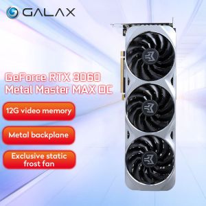 Gaming Geforce RTX 3060 Graphics Card Metal Master MAX OC 12GB GDDR6 192Bit N Card