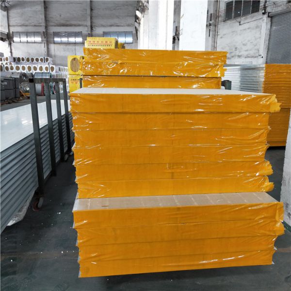 Buy A grade fire rating 100mm rock wool apartment wall material sandwich panel at wholesale prices