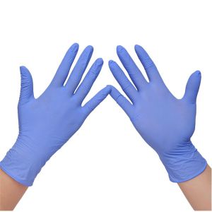 Acid Alkali Resistant Disposable Medical Nitrile Gloves