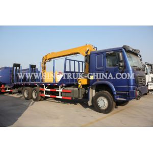 336HP Construction Boom Truck Crane With 12000kg Max Lifting Capacity