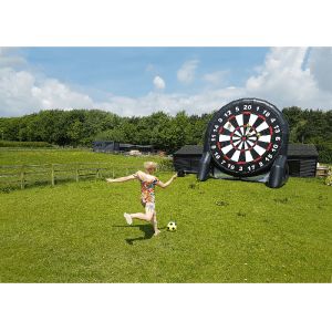 Double Stitching Inflatable Dartboard For Event , Inflatable Soccer Dart