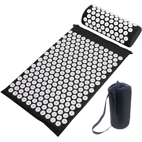Antislip Body Buliding Massage Acupressure Yoga Mat Easy Relief Portable